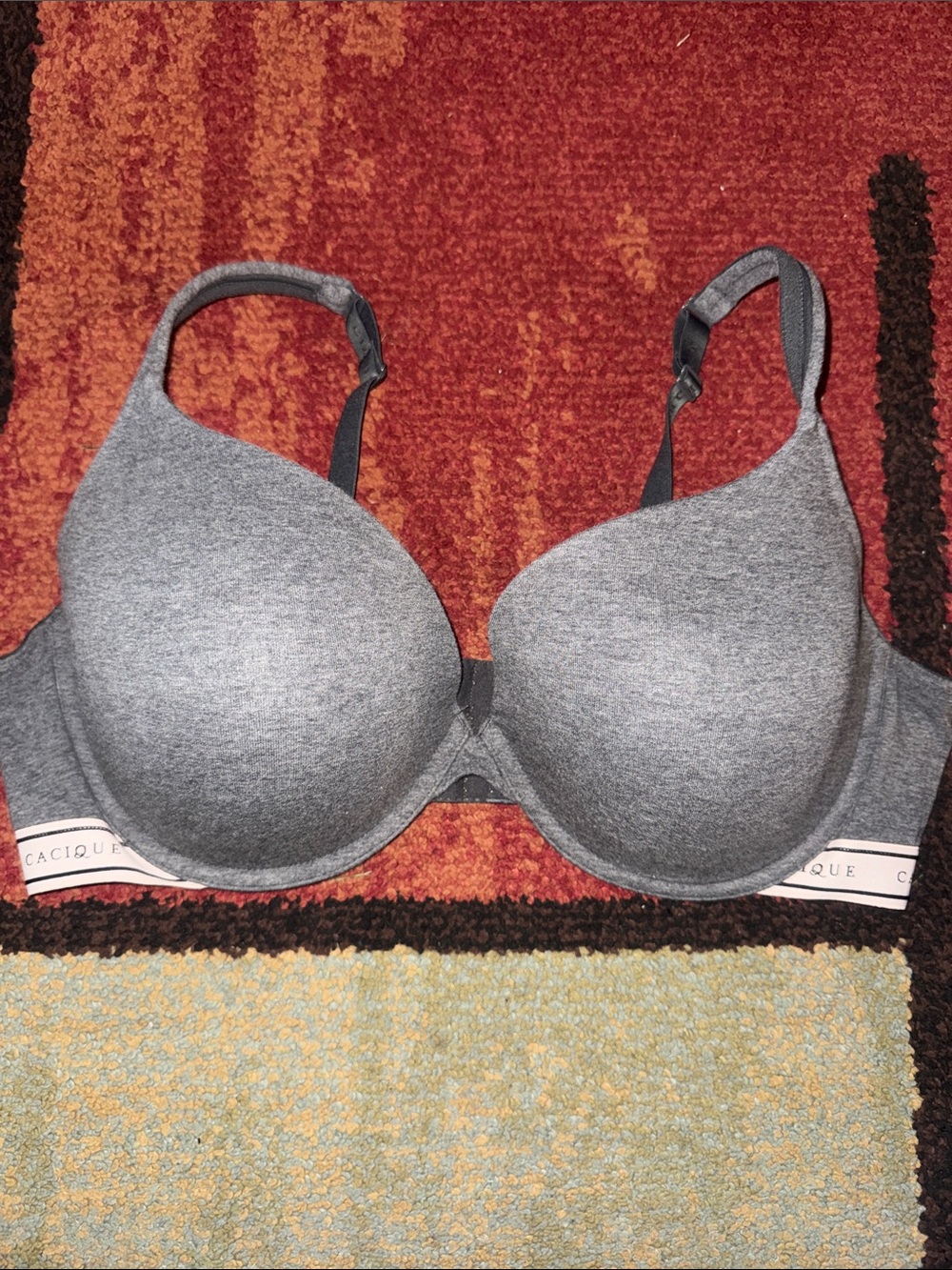 Cacique Boost Plunge underwire bra.